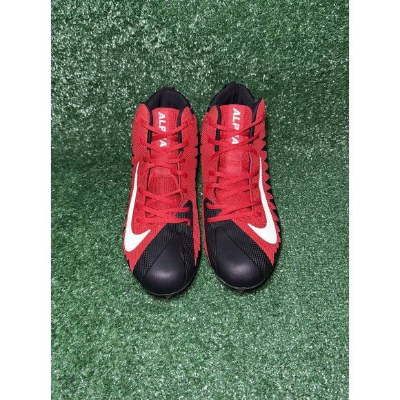 Nike Alpha Menace Pro PE Atlanta Falcons Red Black Football Cleats Men's Size 11 - Picture 7 of 10